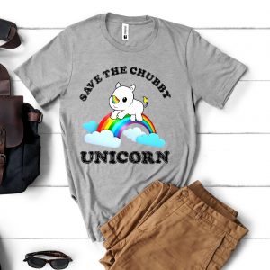 Tricou „Save the chubby unicorn”