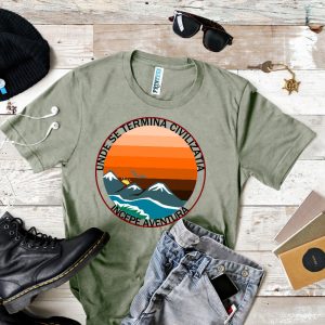 Tricou „Unde se termină civilizația, începe aventura”