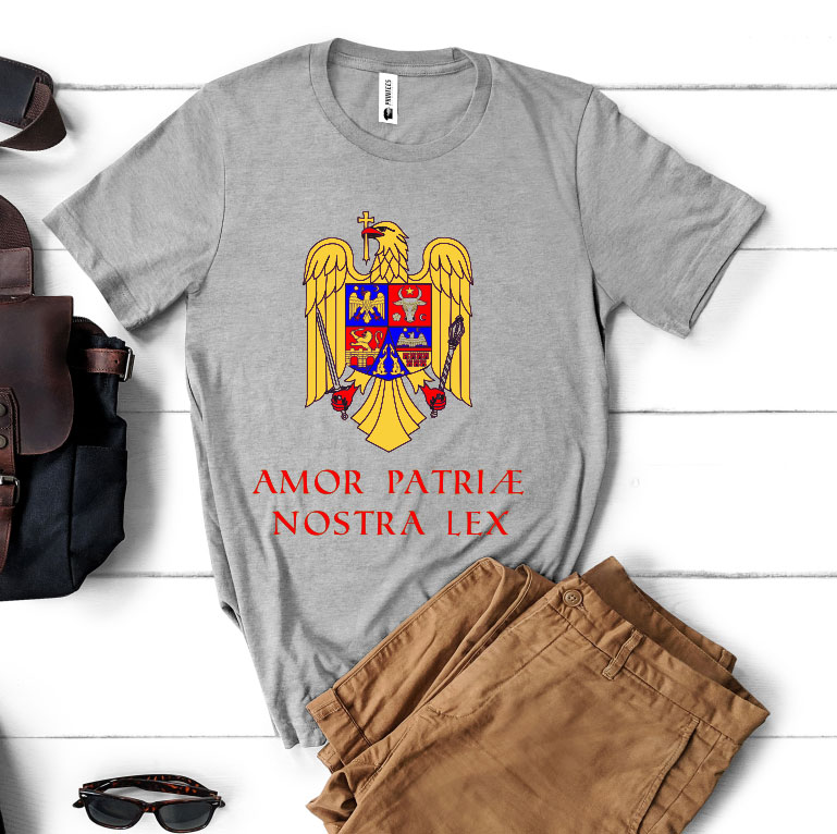 Tricou maxima latina AMOR PATRIAE 