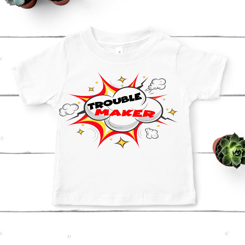 Tricou pentru copii Trouble Maker