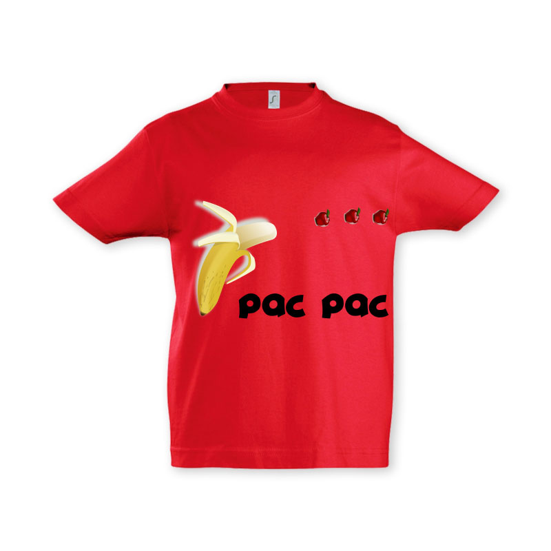 Tricou rosu pac pac