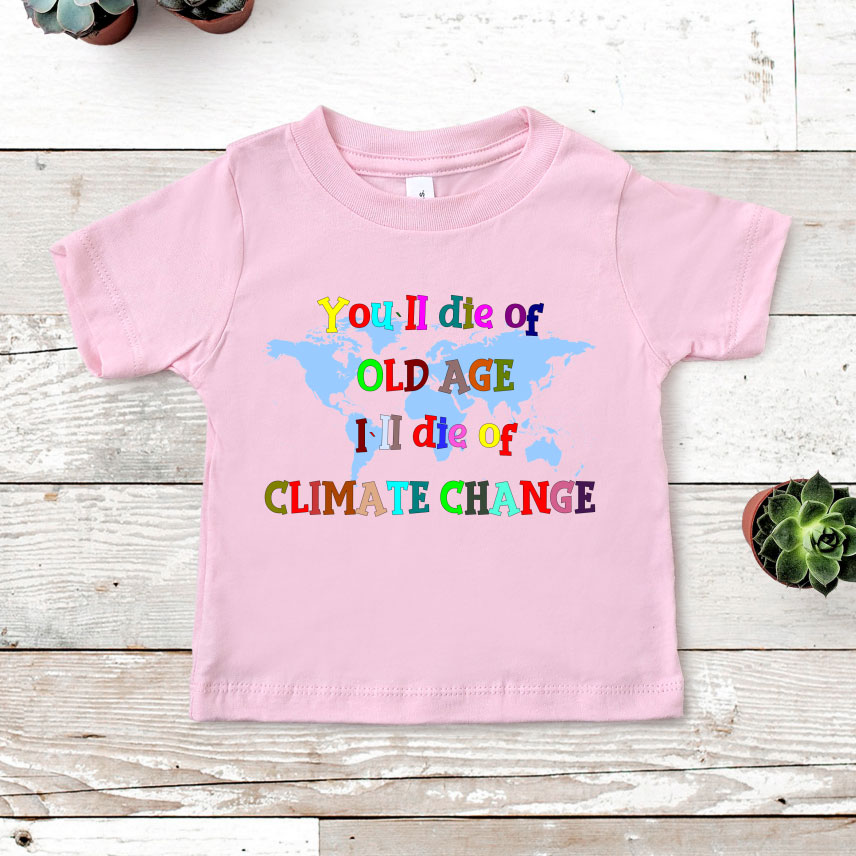 Tricou pentru fetite Climate change