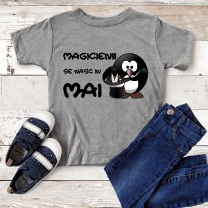 Tricou băieți MAGICIENII SE NASC ÎN MAI