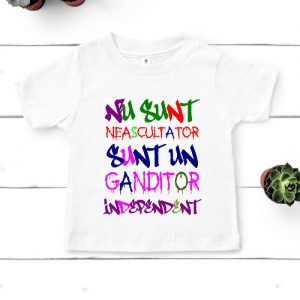 Tricou băieți NU SUNT NEASCULTĂTOR