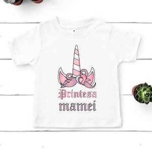 Tricou copii - PRINȚESA MAMEI - UNICORN