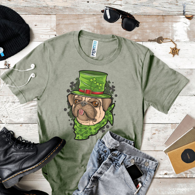 Tricou Irish Pug
