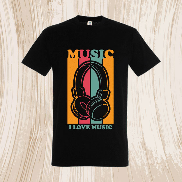 Tricou I love music