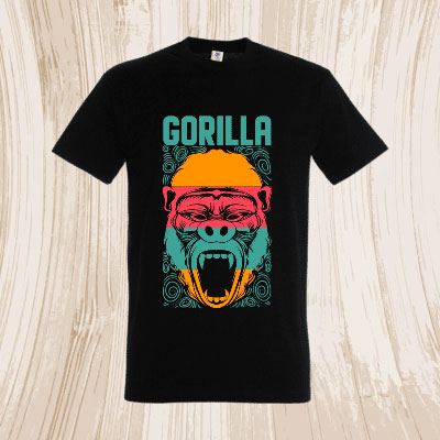 Tricou imprimat Gorilla