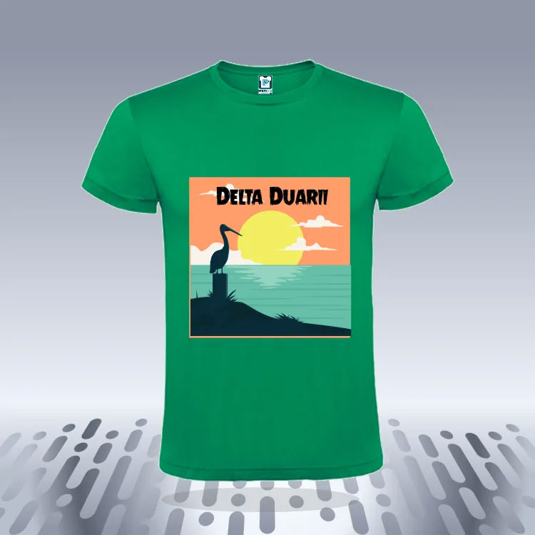 Tricou verde Delta Dunării