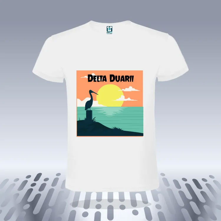 Tricou alb Delta Dunării