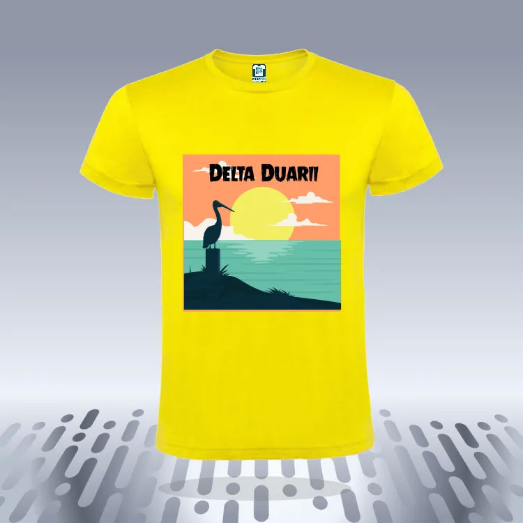 Tricou galben delta dunării