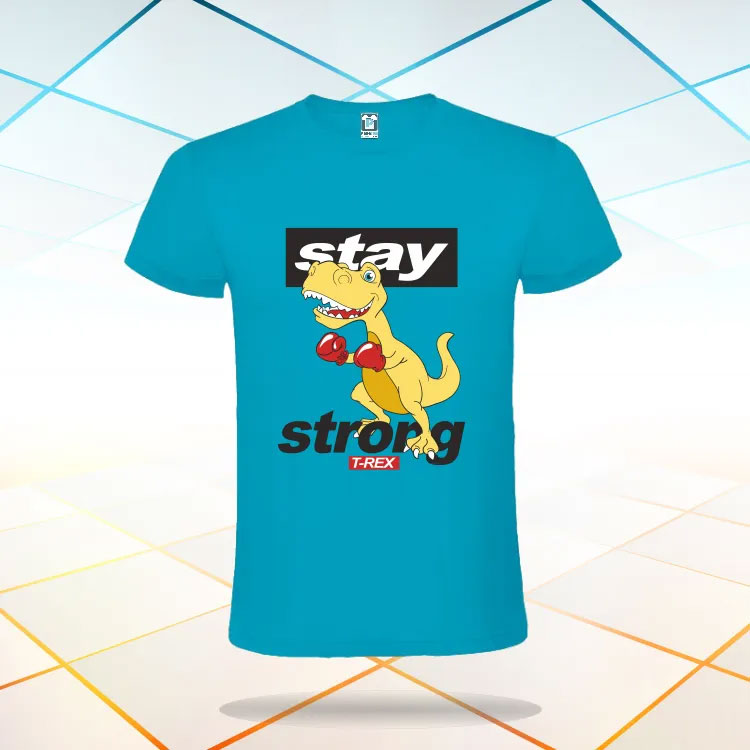 Tricou albastru T-Rex