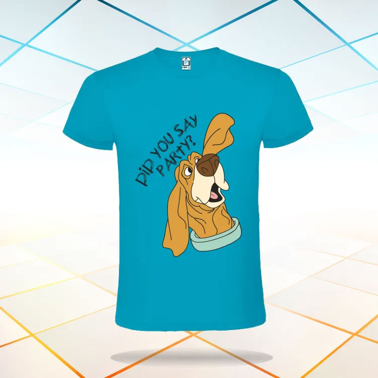 Tricou albastru Party