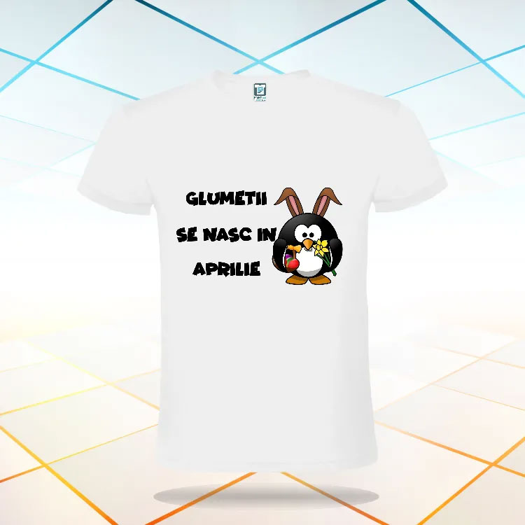Tricou alb Glumeți