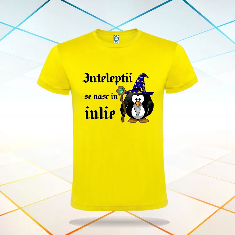 Tricou galben inteleptii se nasc in iulie