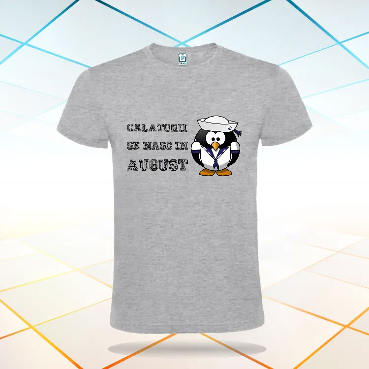 Tricou gri - calatorii se nasc în august
