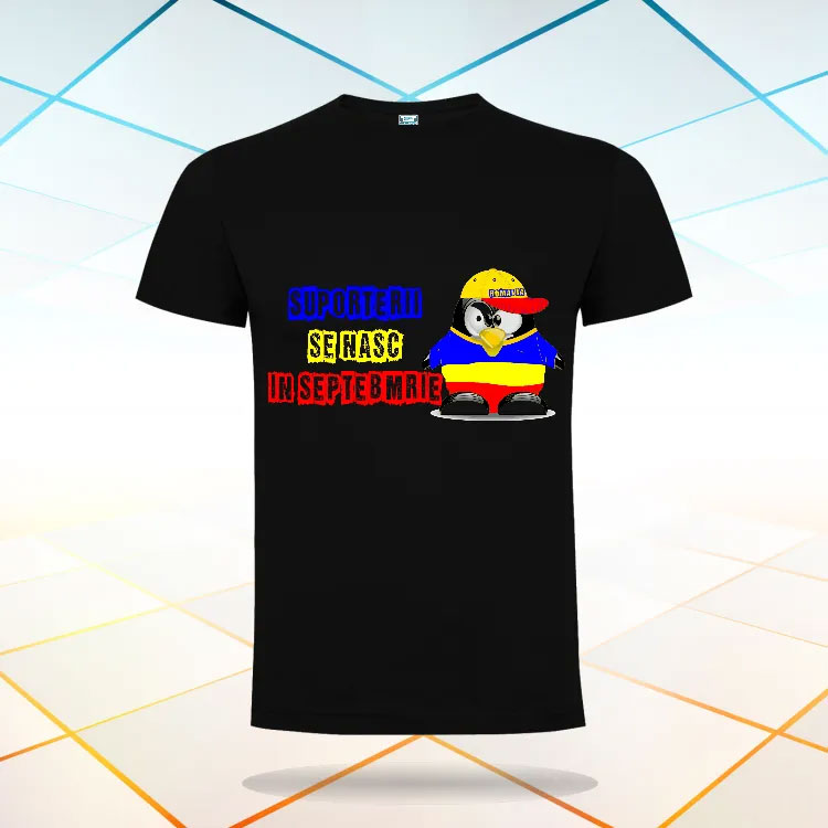 Tricou negru bărbați