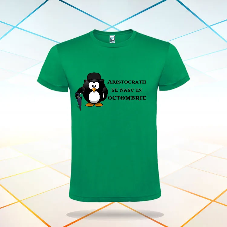 Tricou octombrie verde