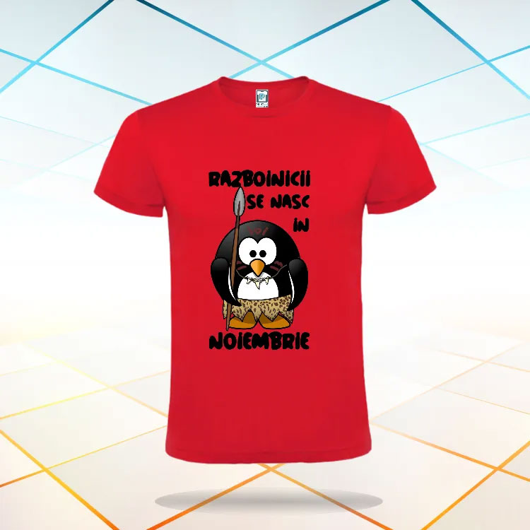 Tricou rosu noiembrie