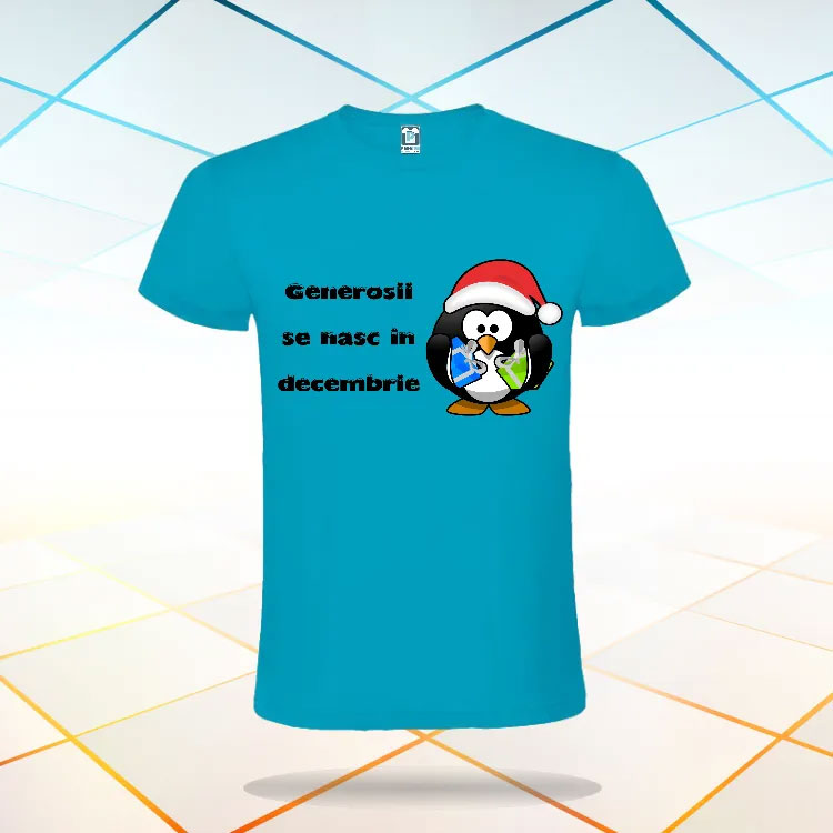 Tricou albastru aniversar