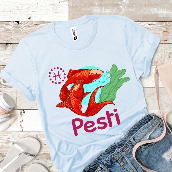 Tricou damă Pești