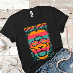 Tricou dama Good Vibes Lion