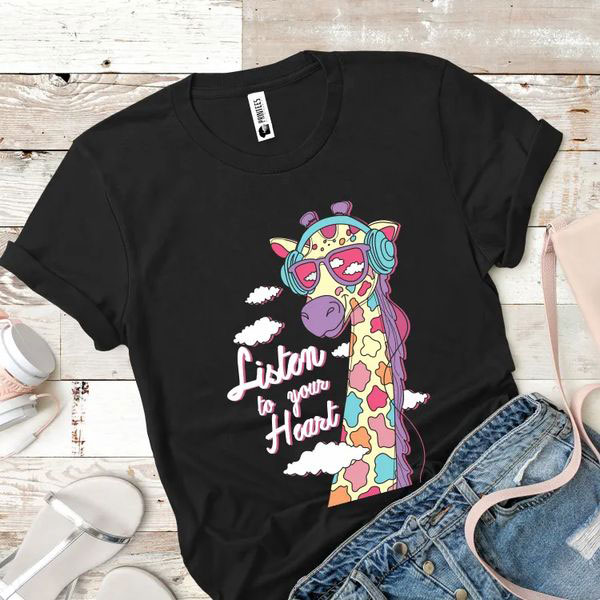 Tricou dama LISTEN TO YOUR HEART