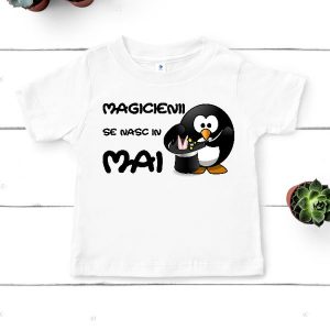 Tricou băieți MAGICIENI SE NASC IN MAI