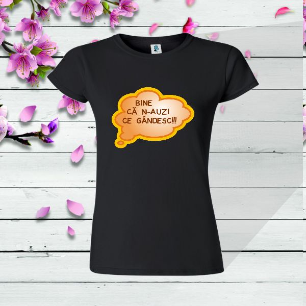 Tricou dama negru CE GANDESC