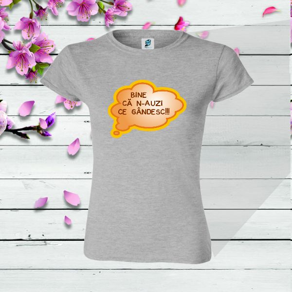 Tricou dama gri CE GANDESC