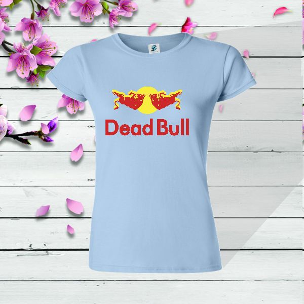 Tricou dama albastru Dead Bull