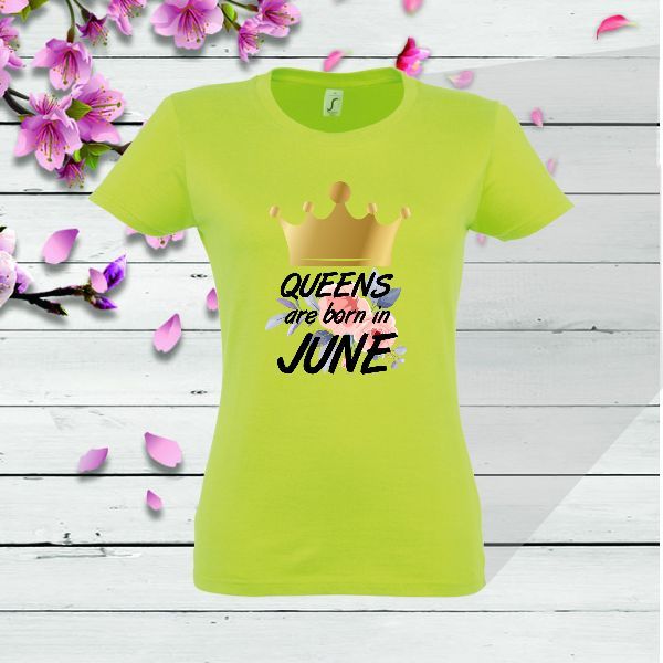 Tricou verde Queens