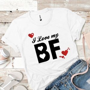 Tricou damă I Love my BF