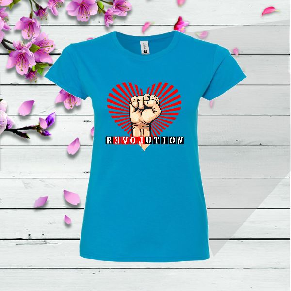 Tricou safir love revolution