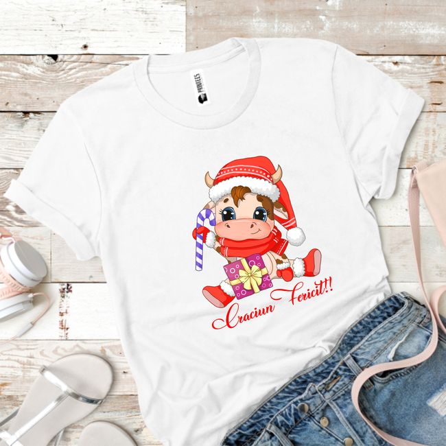 Tricou dama CRĂCIUN FERICIT