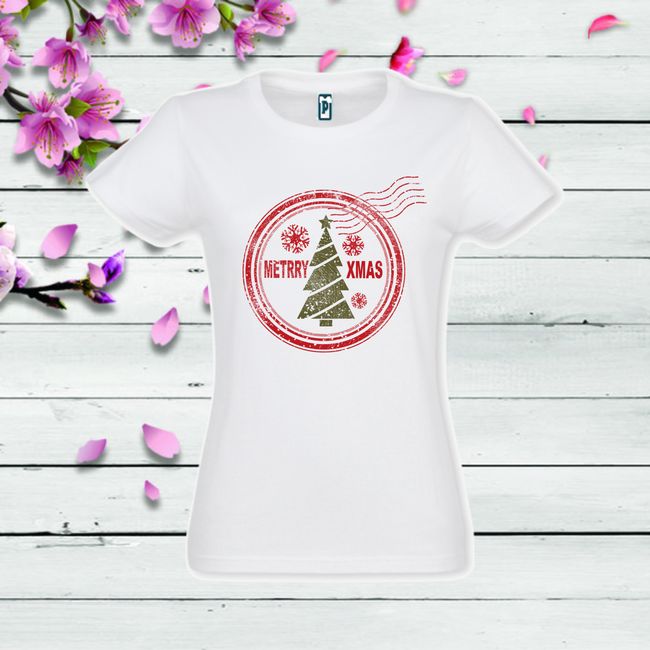 Tricou dama METTRY XMAS
