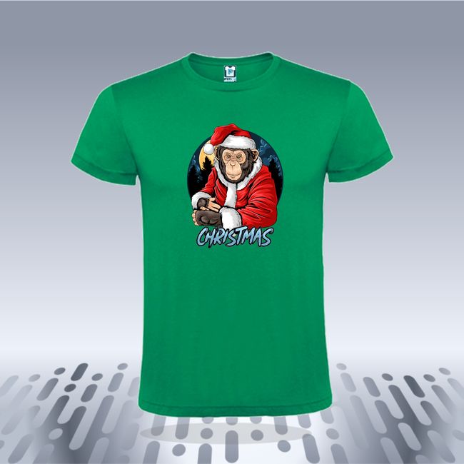 Tricou barbati CHRISTMAS MONKEY