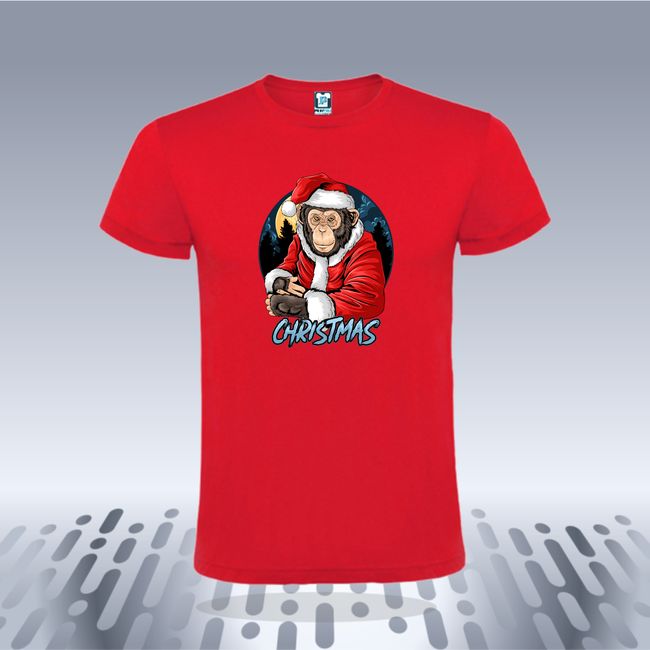 Tricou barbati CHRISTMAS MONKEY