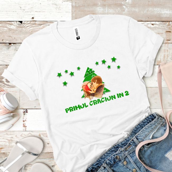 Tricou dama PRIMUL CRACIUN IN 2