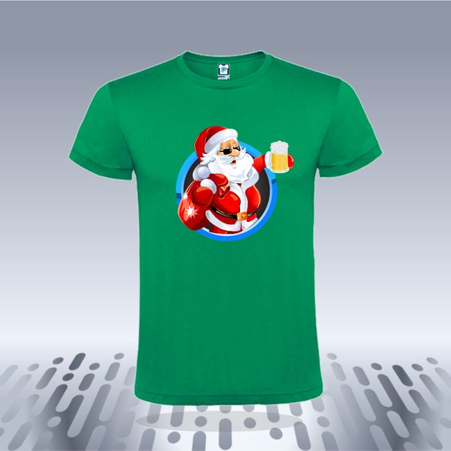 Tricou barbati BEER SANTA