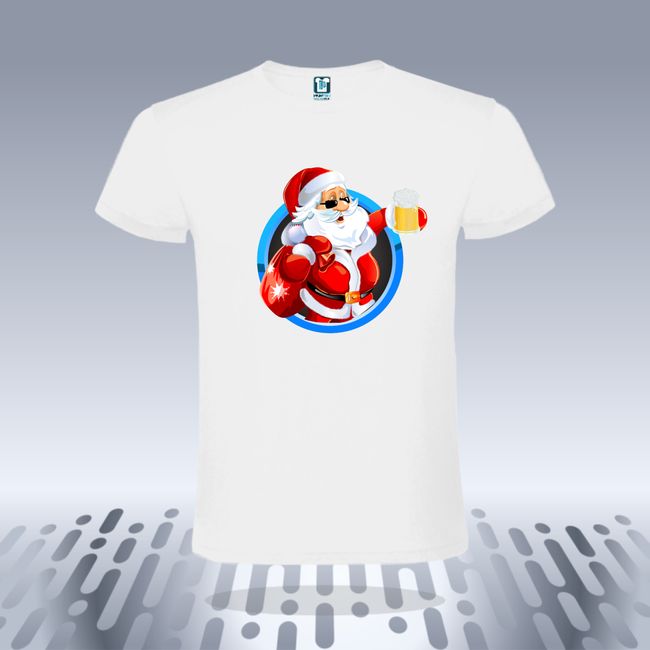 Tricou barbati BEER SANTA