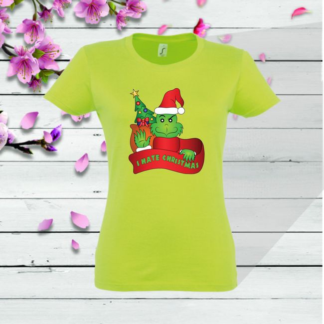 Tricou dama CHRISTMAS GRINCH