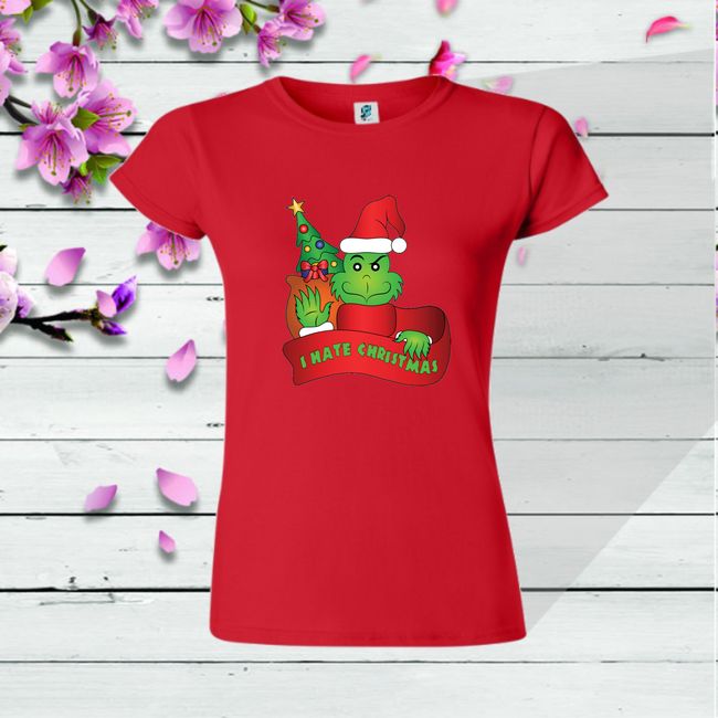 Tricou dama CHRISTMAS GRINCH