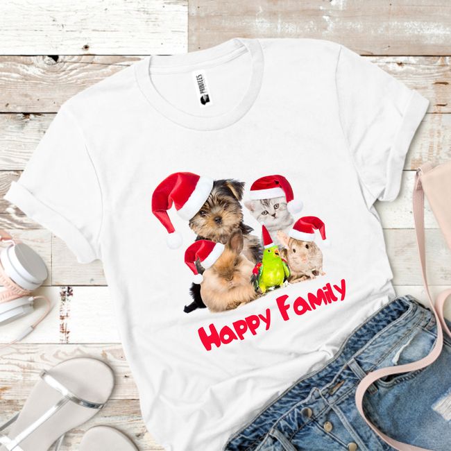 Tricou dama HAPPY FAMILY