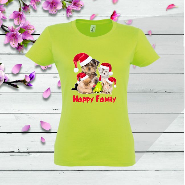 Tricou dama HAPPY FAMILY