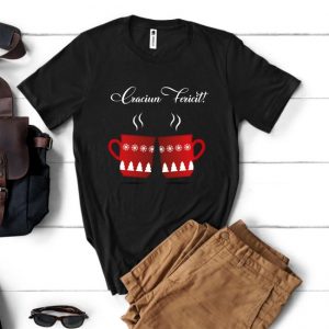Tricou barbati cana craciun