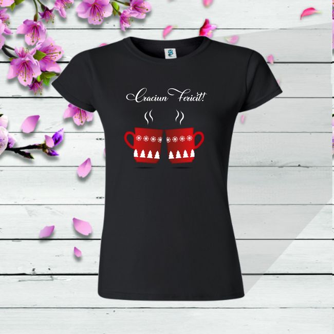 Tricou dama CRACIUN FERICIT
