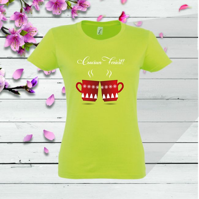 Tricou dama CRACIUN FERICIT