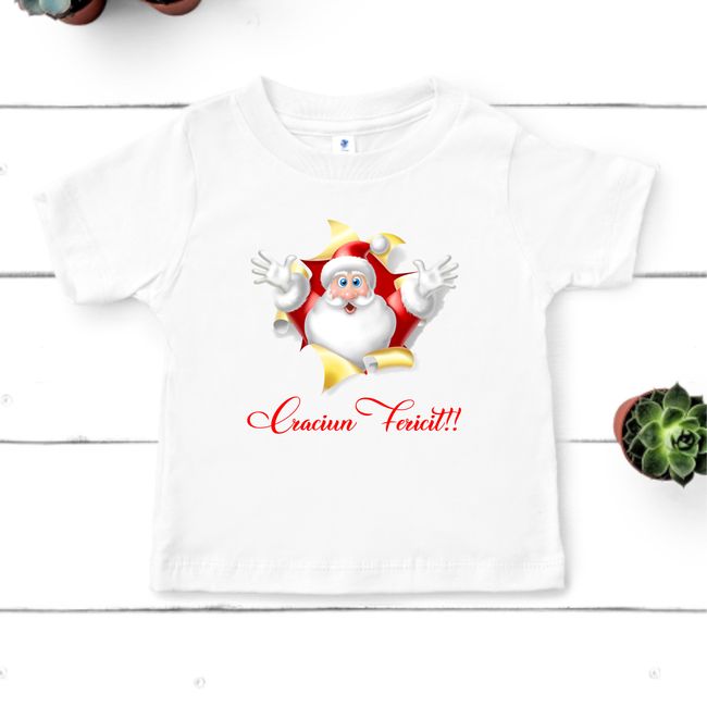 Tricou copii MOS CRACIUN