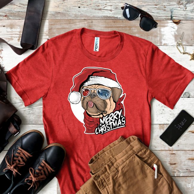 Tricou barbati MERRY PUG